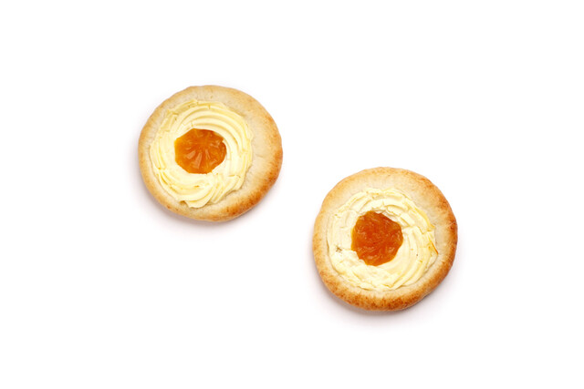 Koláč s fruktózou tvaroh, ovoce